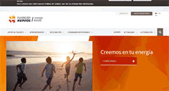 Desktop Screenshot of fundacionrepsol.com